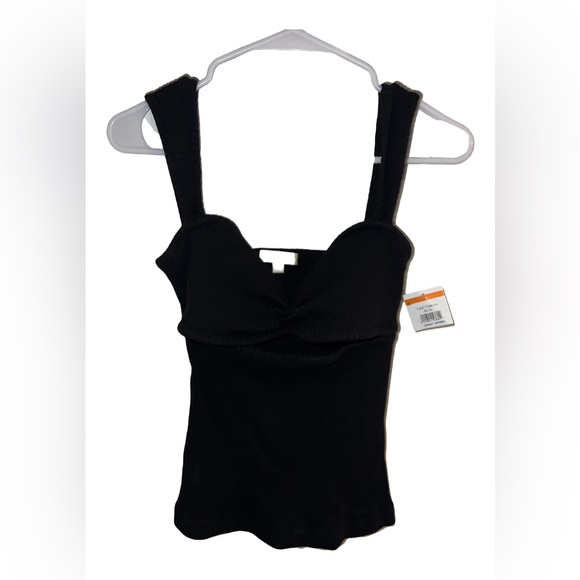 Agolde Isla Cut-Out Organic Cotton Tank Top - Size Medium - Picture 4 of 4